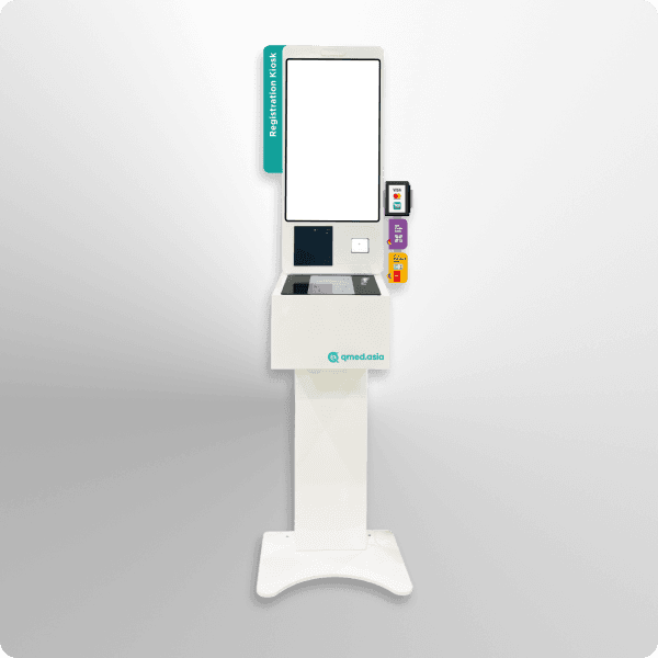 SRK30 self registration kiosk for hospitals in Malaysia – compact all-in-one healthcare kiosk
